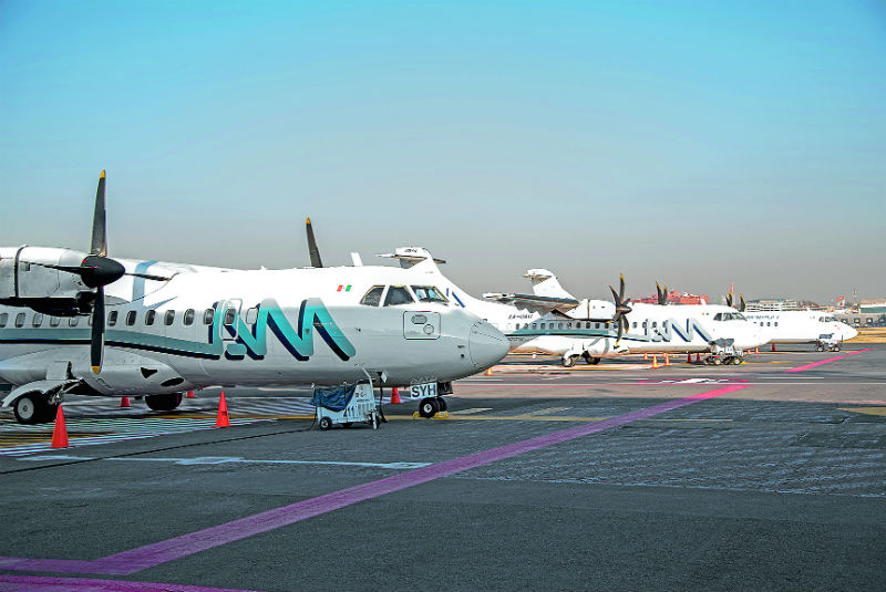 El AICM cancelo todas las operaciones de Aeromar debido a un adeudo de más de 500 mdp.