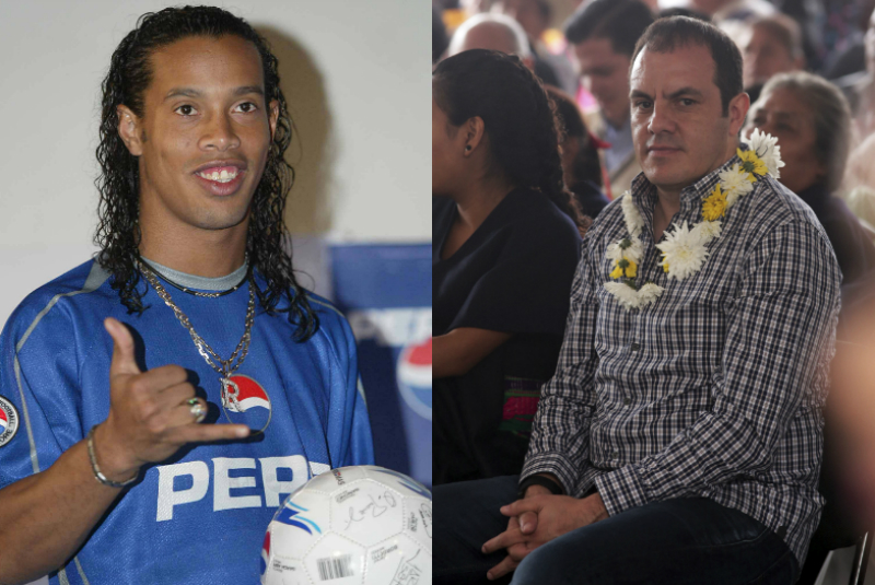 Ronaldinho confirma “reta” contra Cuauhtémoc Blanco en Zacatepec. Noticias en tiempo real