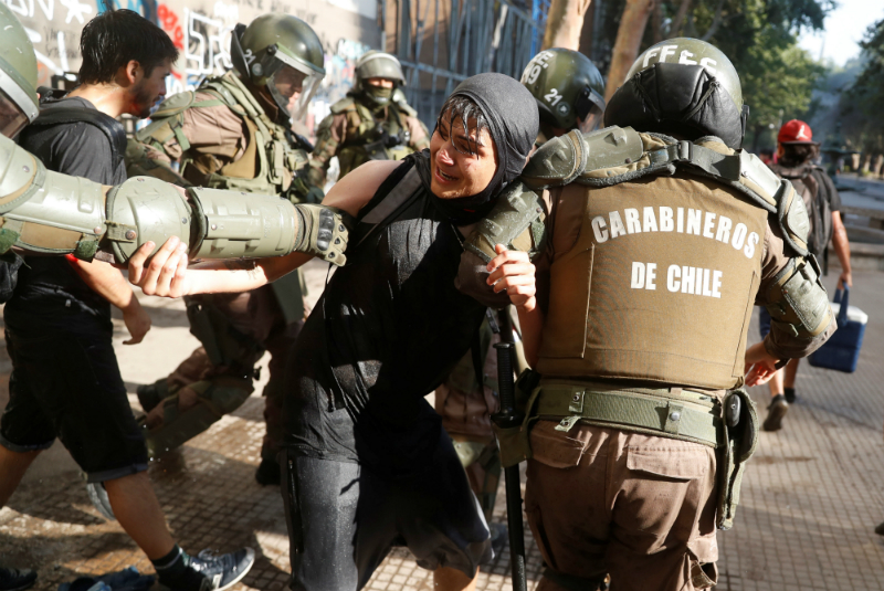 Protestas en Chile dejan 106 heridos y 187 detenidos. Noticias en tiempo real
