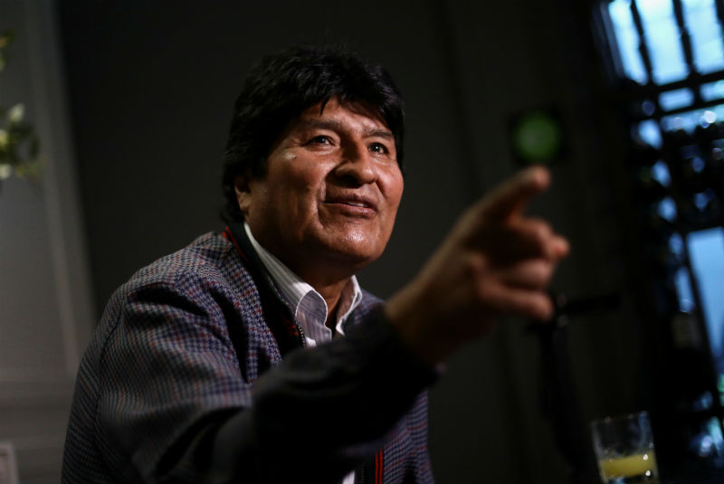 Evo Morales agradece apoyo de Bernie Sanders. Noticias en tiempo real