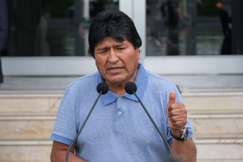 Mario Delgado y Fernández Noroña dialogan con Evo Morales. Noticias en tiempo real