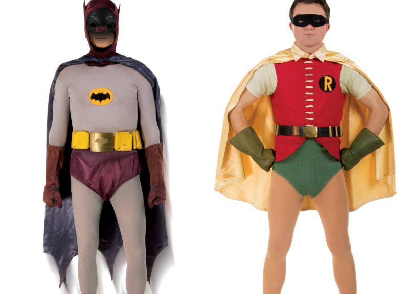 Disfraces originales de Batman y Robin serán subastados en diciembre. Noticias en tiempo real