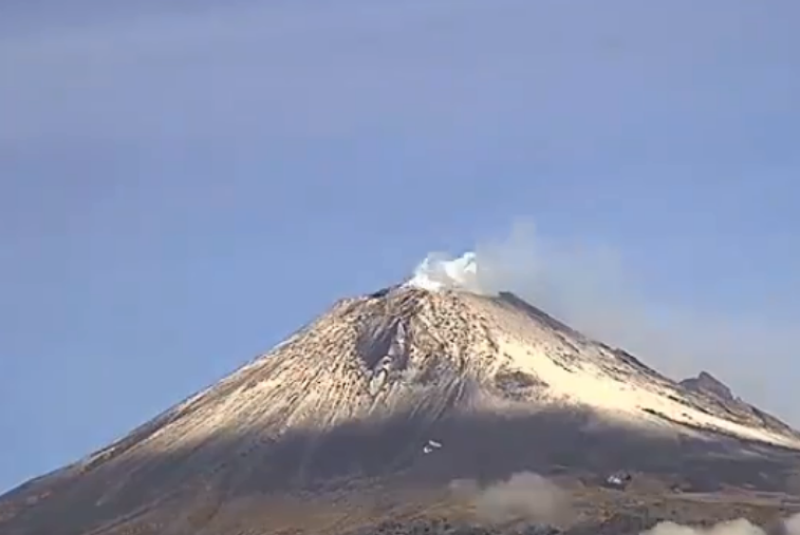 Emite Popocatépetl 58 exhalaciones en últimas 24 horas. Noticias en tiempo real