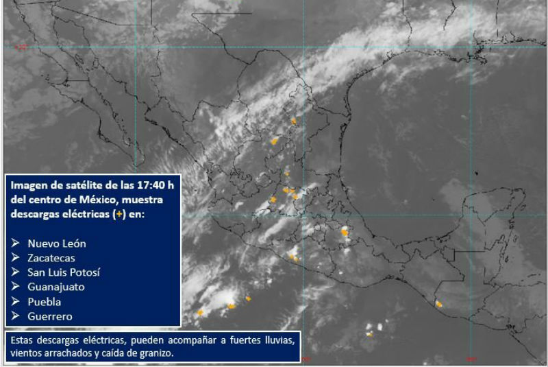 Pronostican nubosidad y lluvias dispersas en México. Noticias en tiempo real