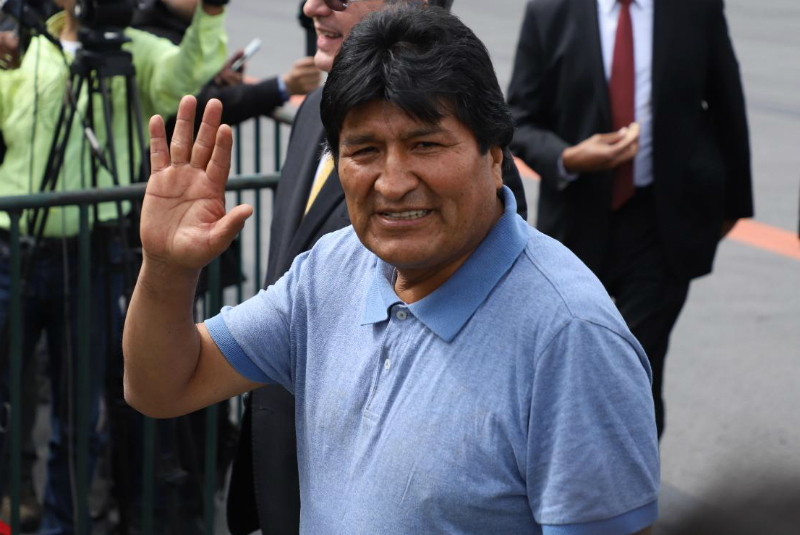 Evo Morales llega a México - 24 Horas