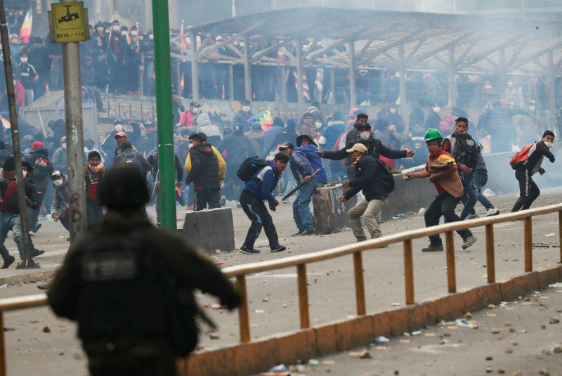 Nueva jornada de protestas en Bolivia deja un muerto. Noticias en tiempo real