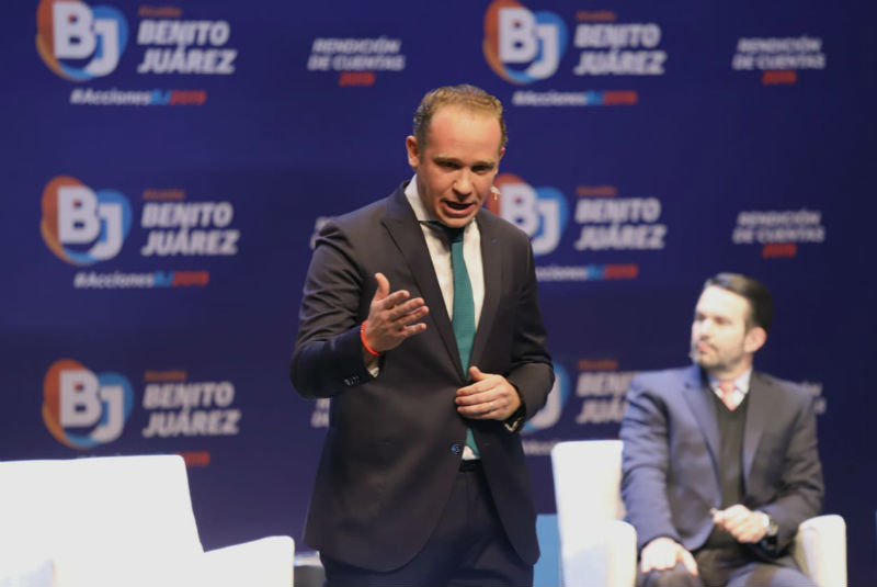 Santiago Taboada presenta primer informe de gobierno como alcalde de la Benito Juárez. Noticias en tiempo real