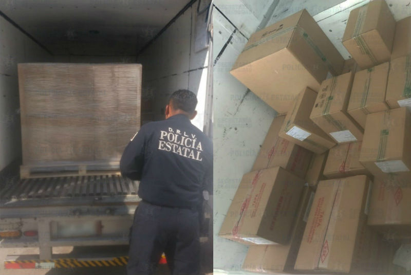 Recuperan camión robado con medicamentos con valor de 450 mil pesos. Noticias en tiempo real