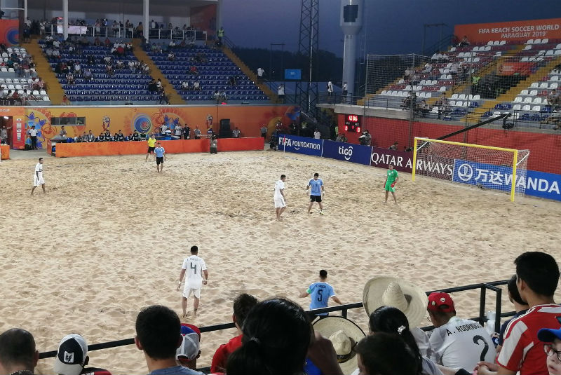 Uruguay derrota 1-0 a México en Mundial de Futbol de Playa. Noticias en tiempo real