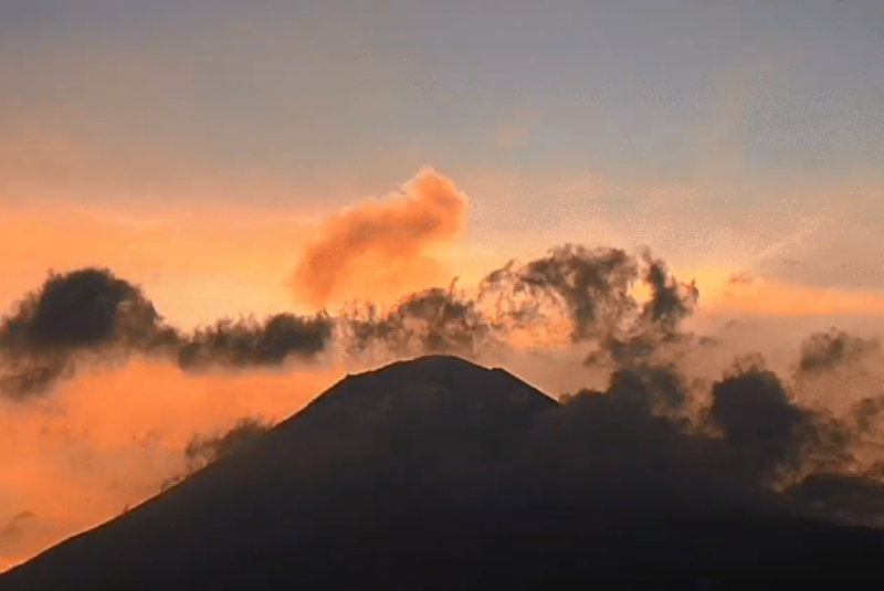 Popocatépetl emite 148 exhalaciones en últimas 24 horas. Noticias en tiempo real