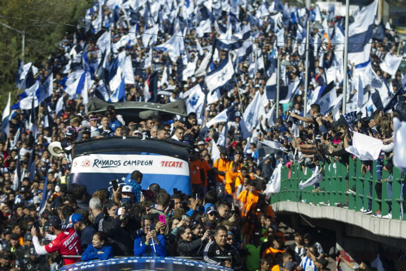 Monterrey desfila y festeja su título ante su gente (+videos). Noticias en tiempo real