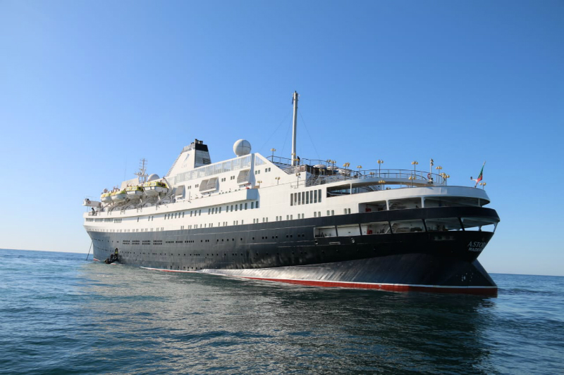 Crucero Astoria inicia un viaje histórico para Sonora (+fotos+video) - 24 Horas