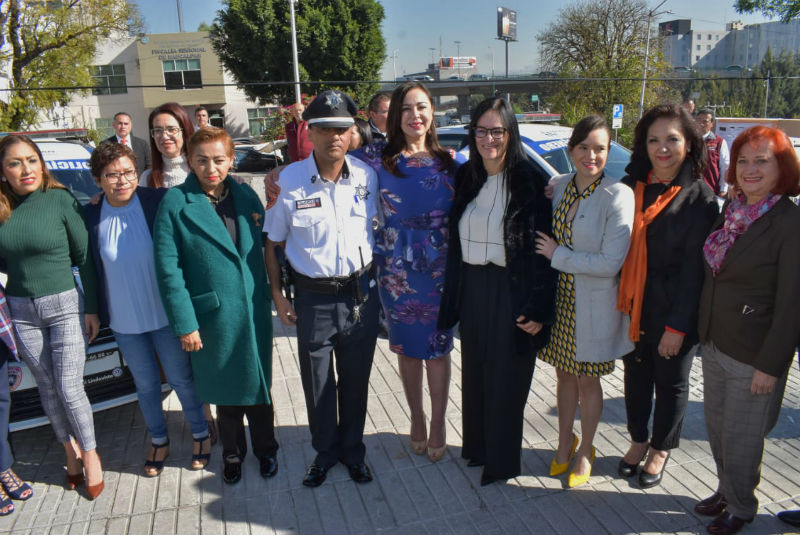 Patricia Durán entrega patrullas y equipo para atender violencia de género. Noticias en tiempo real