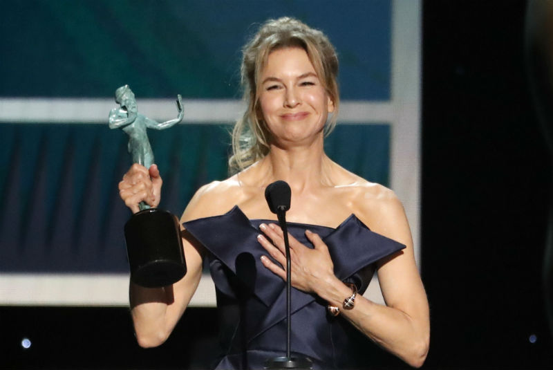 Renée Zellweger, Mejor Actriz en los premios SAG. Noticias en tiempo real