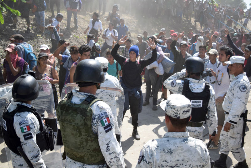 CNDH investiga enfrentamiento entre Guardia Nacional y migrantes. Noticias en tiempo real