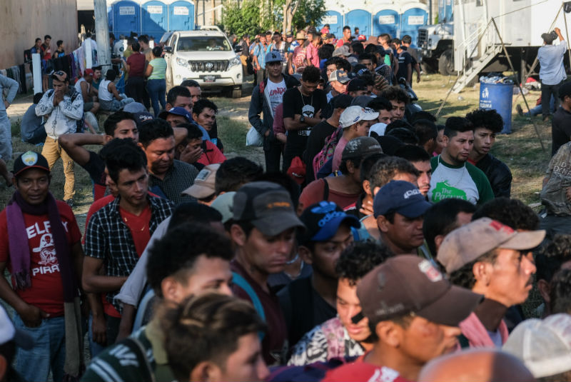 Entran dos mil migrantes centroamericanos. Noticias en tiempo real
