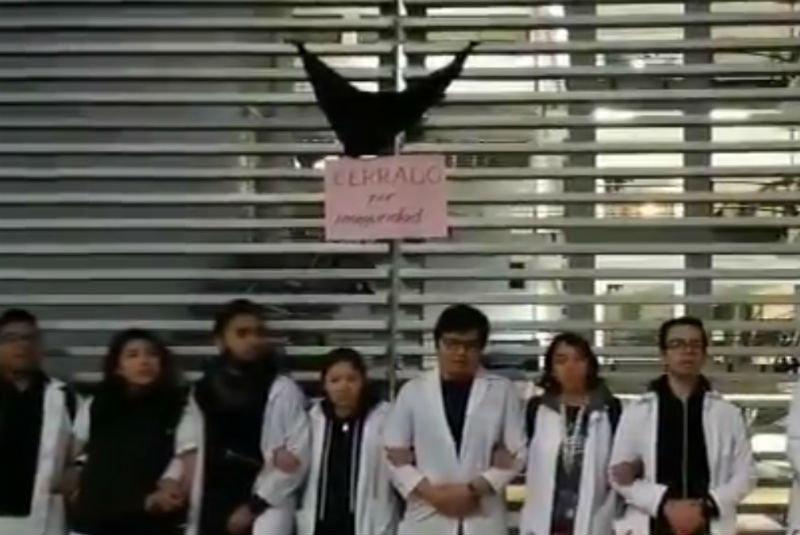 Protestan en universidades de Puebla por asesinato de tres alumnos. Noticias en tiempo real