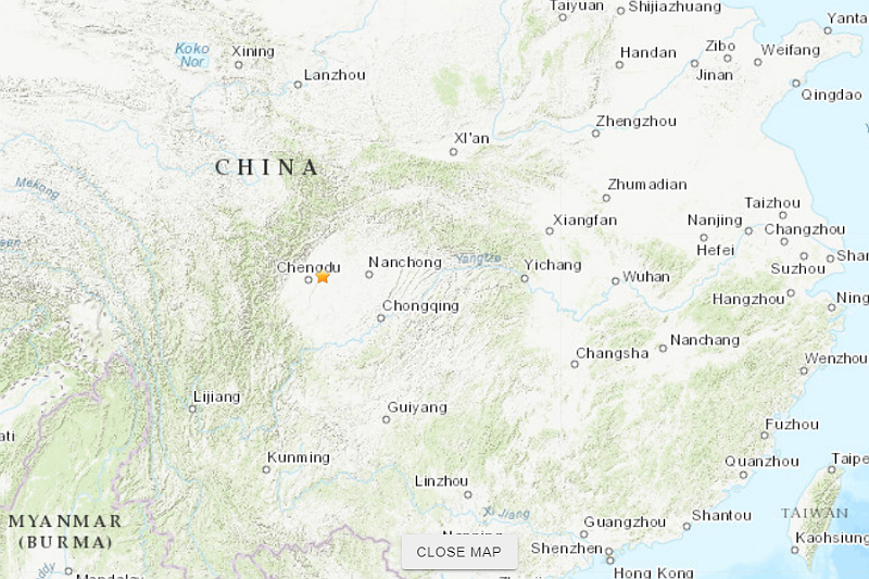 Se registra sismo magnitud preliminar de 5.1 al suroeste de China. Noticias en tiempo real
