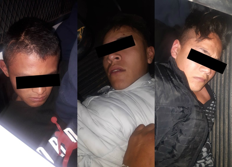 Policía de Naucalpan detiene a tres presuntos asaltantes de transporte público. Noticias en tiempo real