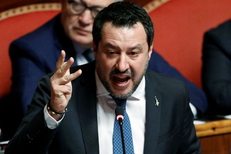 Retiran inmunidad a ex ministro italiano Salvini; podría enfrentar cargos en materia migratoria. Noticias en tiempo real