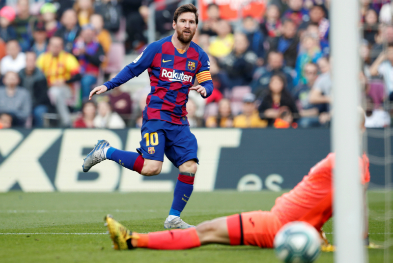 Con cuatro goles de Messi, Barcelona vence 5-0 al Éibar. Noticias en tiempo real