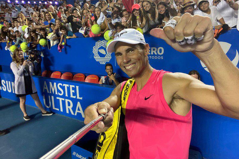 Rafael Nadal se estrena con triunfo en Abierto de Acapulco. Noticias en tiempo real