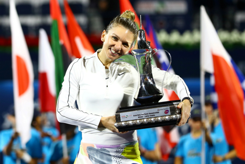 Simona Halep se corona como ganadora del Torneo de Dubái. Noticias en tiempo real