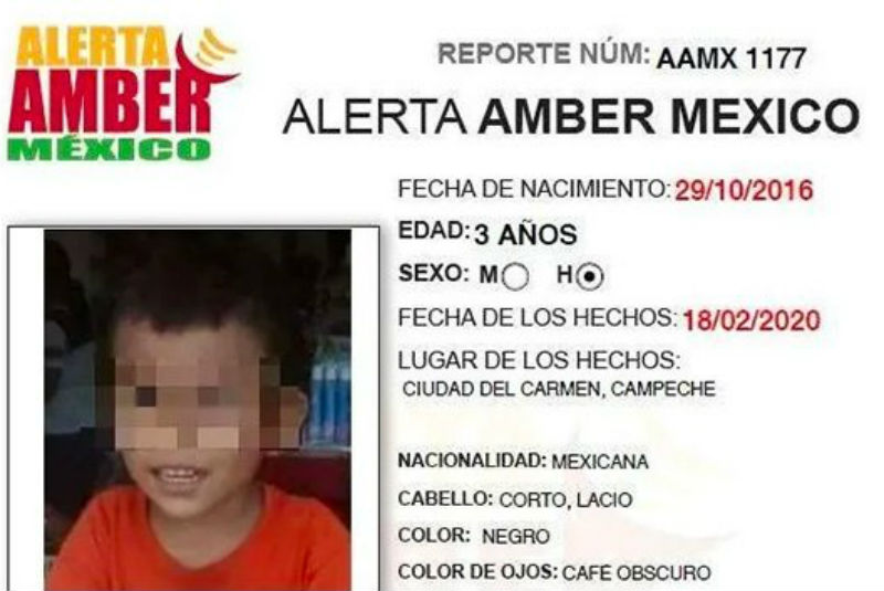 Localizan sin vida a niño de 3 años extraviado en Campeche. Noticias en tiempo real