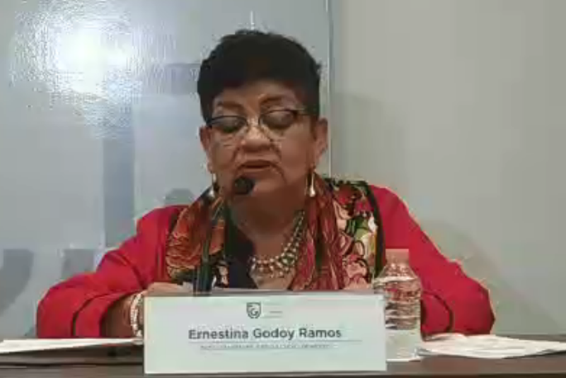 Ernestina Godoy Ramos ofrece conferencia de prensa (+en vivo). Noticias en tiempo real