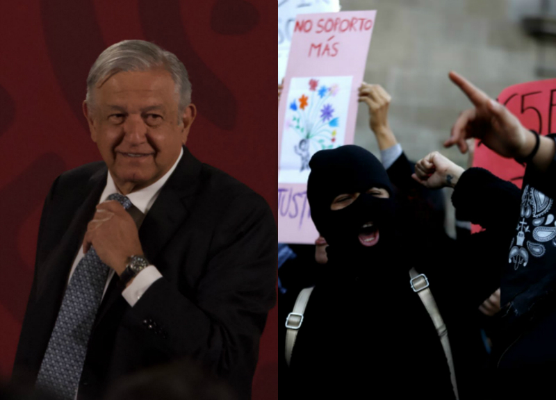 No se presentó denuncia por pintas de feministas en Palacio Nacional: AMLO. Noticias en tiempo real