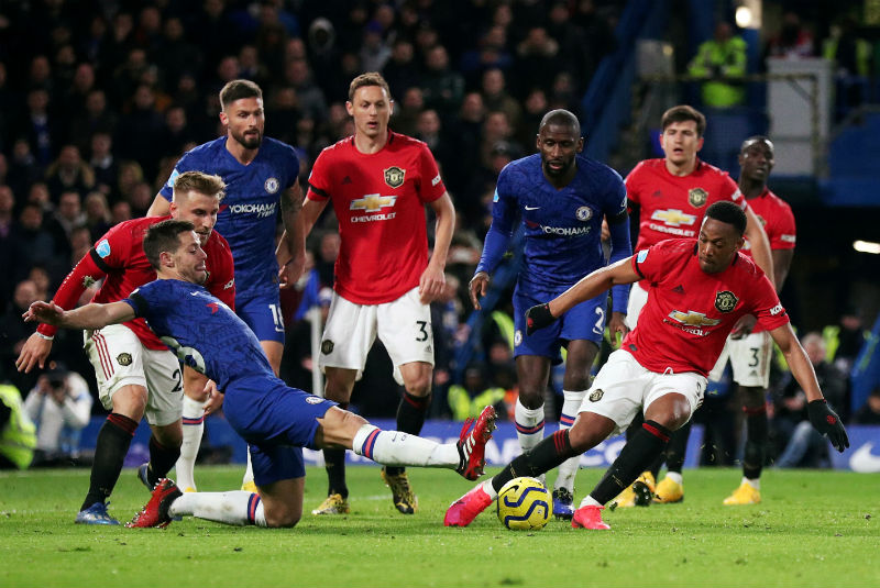 Manchester United derrota 2-0 a Chelsea en la Premier League. Noticias en tiempo real
