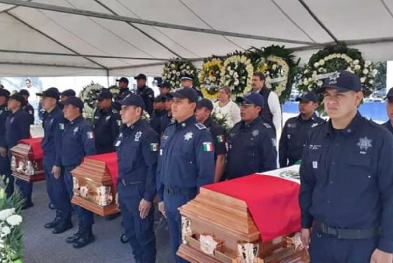 Despiden a policías caídos en Córdoba, Veracruz. Noticias en tiempo real