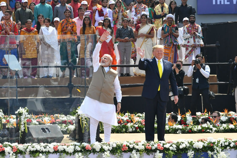 Donald Trump inicia visita de Estado a la India. Noticias en tiempo real