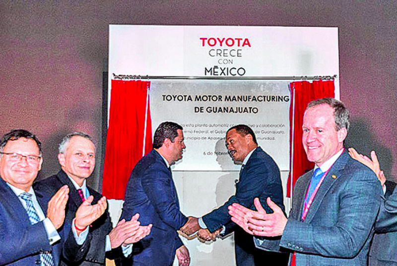 Toyota inaugura nueva planta en Guanajuato. Noticias en tiempo real