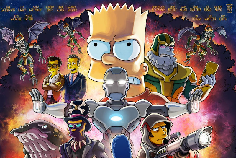 Los Simpson parodian “Avengers Infinity War”. Noticias en tiempo real