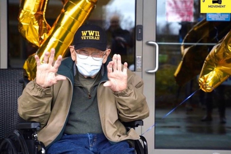 Abuelito de 104 años, la persona más vieja en vencer al coronavirus. Noticias en tiempo real