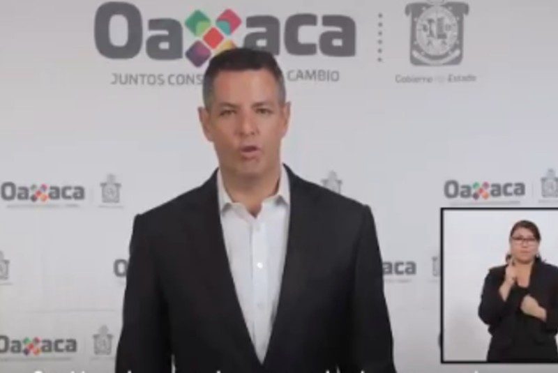 Gobernador de Oaxaca anuncia 10 medidas para superar la crisis por Covid-19 (+video). Noticias en tiempo real