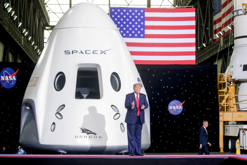 Lanzamiento del SpaceX “gran inspiración” en estos momentos Trump. Noticias en tiempo real