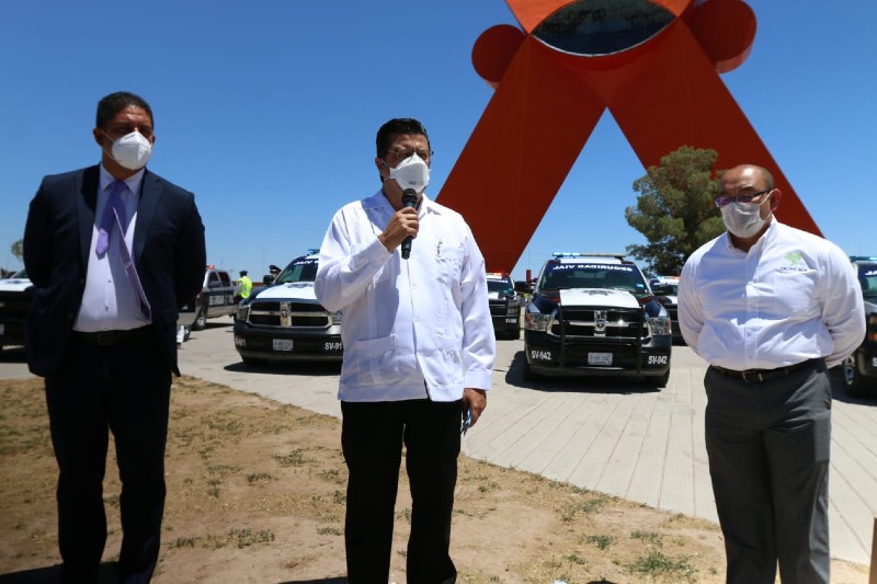 Alcalde Armando Cabada reconoce trabajo de cuerpos de seguridad ante la pandemia. Noticias en tiempo real