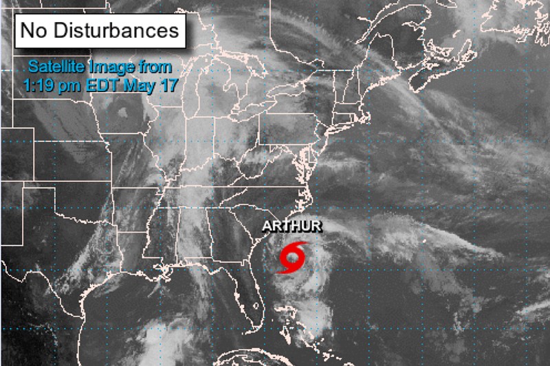 Se forma Arturo, el primer ciclón de la temporada de huracanes en el Atlántico. Noticias en tiempo real