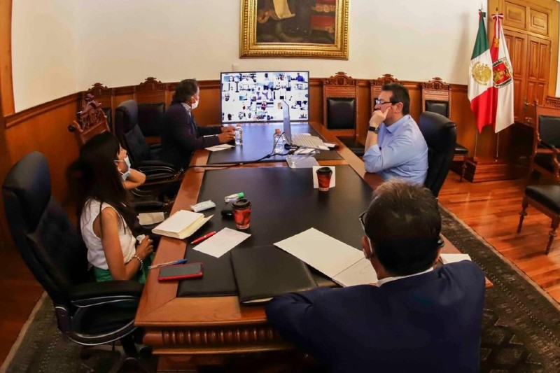 Gobernador Marco Mena participa en reunión de la Conago y SHCP. Noticias en tiempo real