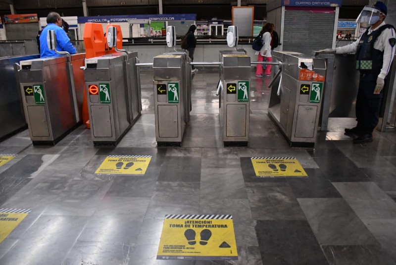 Evitan aglomeraciones en el Metro de la CDMX. Noticias en tiempo real