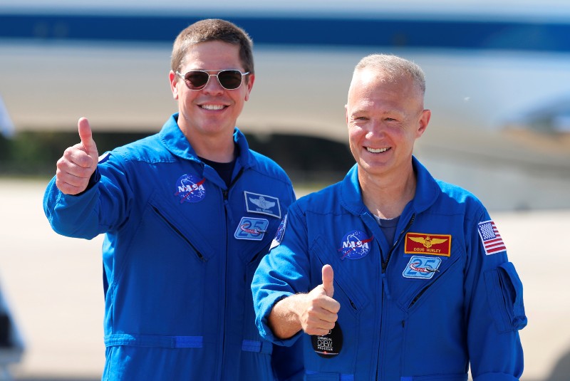 Doug Hurley y Bob Behnken, los astronautas que mandara SpaceX y la Nasa al espacio. Noticias en tiempo real