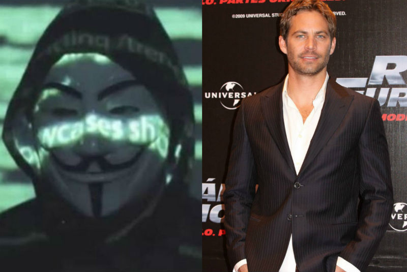 Anonymous asegura que la muerte de Paul Walker fue “rara”. Noticias en tiempo real