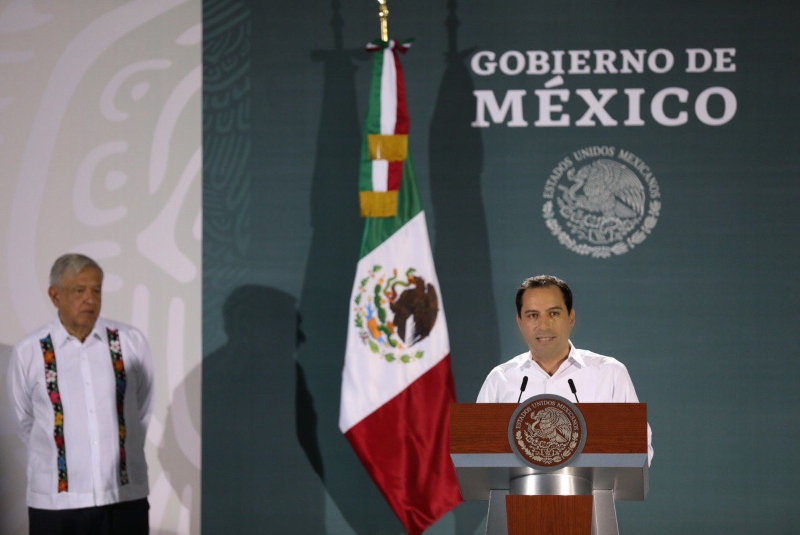 En Yucatán, en materia de seguridad pública son muy buenos los resultados: AMLO. Noticias en tiempo real