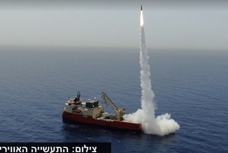 Israel prueba con éxito dos misiles balísticos en mar abierto. Noticias en tiempo real