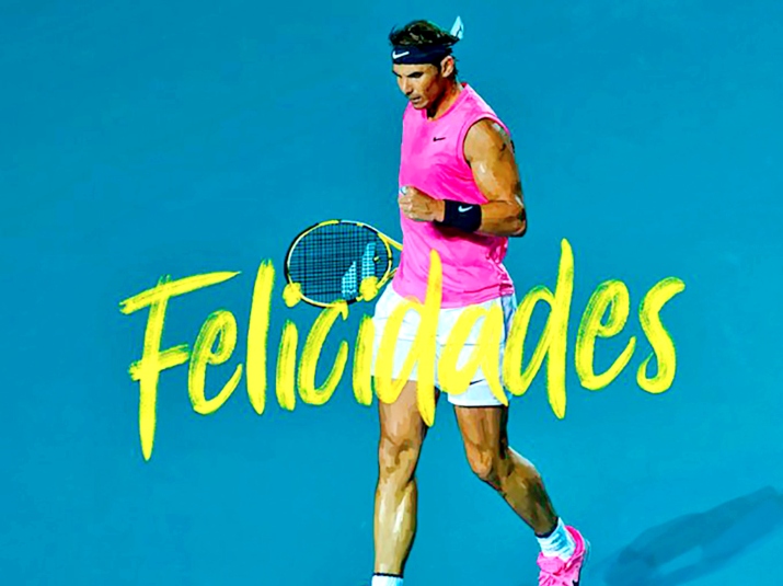 Rafael Nadal cumple 34 años y el mundo del tenis lo festeja. Noticias en tiempo real
