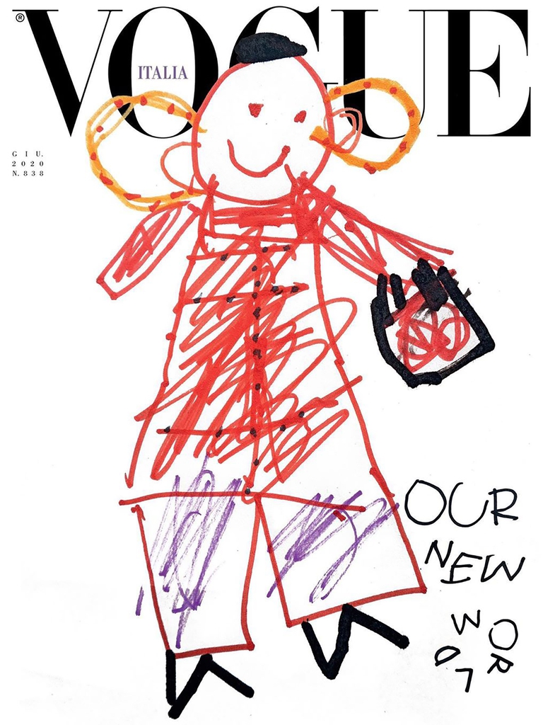 Vogue Italia lanza portadas dibujadas por niños (+fotos) - 24 Horas