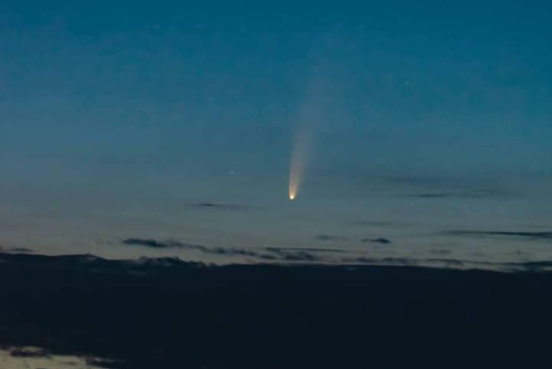 Así se vio el cometa Neowise desde Zacatecas (+fotos). Noticias en tiempo real