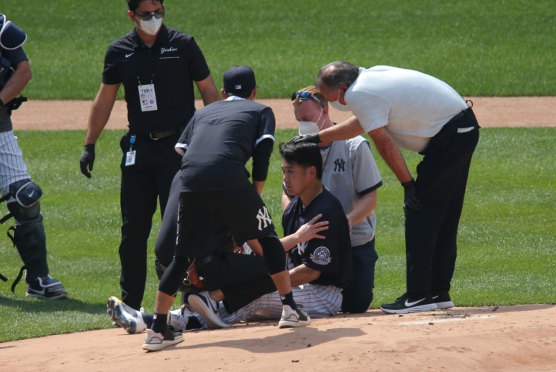 Tanaka de los Yankees es dado de alta tras fuerte pelotazo en la cabeza (+video). Noticias en tiempo real
